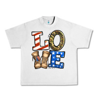 Lunar Rock 4th of July Army Love Urban Heavy Tee - Jasminsmagicworld