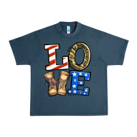 Midnight Navy 4th of July Army Love Urban Heavy Tee - Jasminsmagicworld