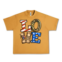 Peanut Butter 4th of July Army Love Urban Heavy Tee - Jasminsmagicworld