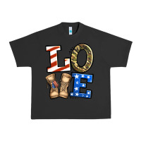 Pigment Black 4th of July Army Love Urban Heavy Tee - Jasminsmagicworld