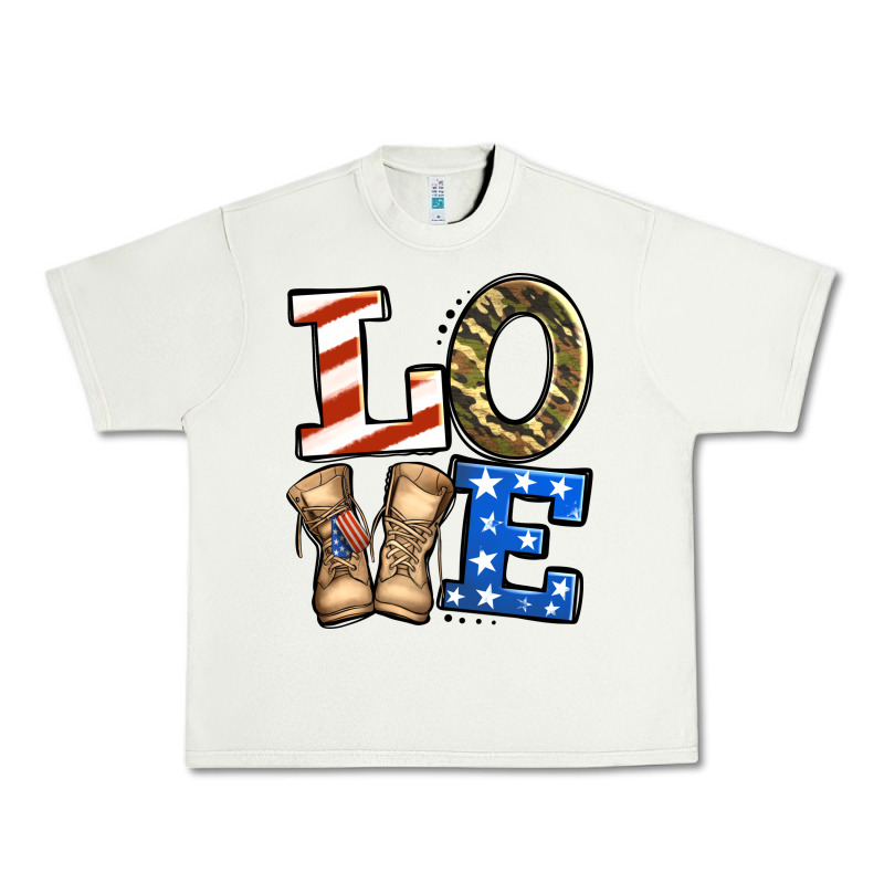 4th Of July Army Love Urban Heavy Tee by Jasminsmagicworld | Teevron