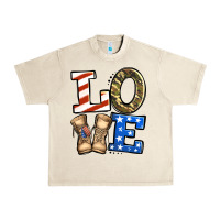 Sandshell 4th of July Army Love Urban Heavy Tee - Jasminsmagicworld