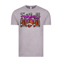 Vintage Zinc Football Mom Vintage Tee - CowhideDigitalArt