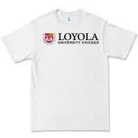 White Loyola College Chicago Premium Tee - artisFamous