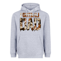 Heather Grey no background american football dad Heavyweight Hoodie - Jasminsmagicworld