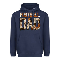 Navy no background american football dad Heavyweight Hoodie - Jasminsmagicworld