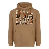 Toasted Coconut no background american football dad Heavyweight Hoodie - Jasminsmagicworld