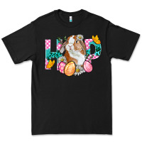 Black Hop Bunny Easter Premium Tee - BundleAndBundleShop