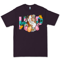 Plum Hop Bunny Easter Premium Tee - BundleAndBundleShop