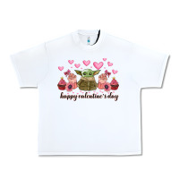 White happy valentines day yoda Urban Heavy Tee - CowhideDigitalArt