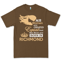 Cacao women are born in richmond Premium Tee - artisFamous