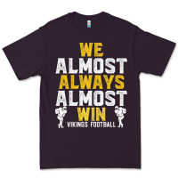 Plum vikings we almost always almost win   funny sports Premium Tee - artisFamous