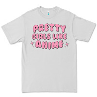 Dove Grey Pretty Girls Like Anime Premium Tee - artisFamous