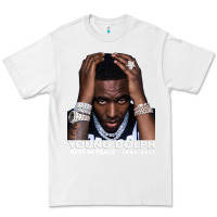 White Rest in Peace Young Dolph Premium Tee - artisFamous