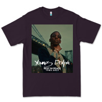 Plum Rest in Peace Young Dolph Premium Tee - artisFamous