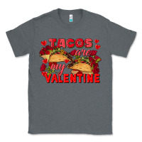 Charcoal Heather Tacos are my Valentine Valentine's Day Classic Tee - FaDigitalArtStudio