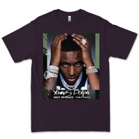 Plum Rest in Peace Young Dolph Premium Tee - artisFamous