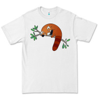 White red panda sleeping Premium Tee - artisFamous