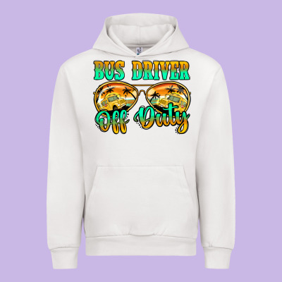 Bus Driver Off Duty Urban Hoodie Designed By Jasminsmagicworld