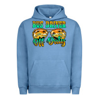 Pigment Pebble Blue Bus Driver Off Duty Urban Hoodie - Jasminsmagicworld