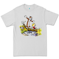 Dove Grey calvin and hobbes bill watterson Premium Tee - artisFamous