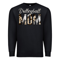 Black volleyball  mom Premium Sweatshirt - Jasminsmagicworld