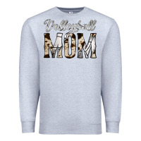 Heather Grey volleyball  mom Premium Sweatshirt - Jasminsmagicworld