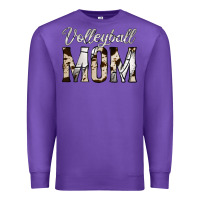 Purple volleyball  mom Premium Sweatshirt - Jasminsmagicworld