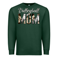 Sports Green volleyball  mom Premium Sweatshirt - Jasminsmagicworld