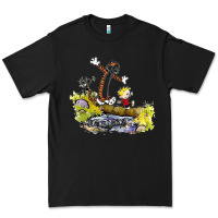 Black calvin and hobbes bill watterson Premium Tee - artisFamous