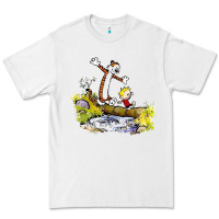 White calvin and hobbes bill watterson Premium Tee - artisFamous