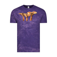 Cloud Purple Lactarius Rufus Mushroom Illustrations Vintage Tee - LillyAllenDesigns