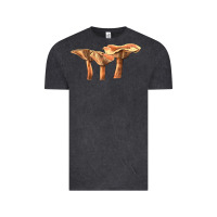 Vintage Black Lactarius Rufus Mushroom Illustrations Vintage Tee - LillyAllenDesigns