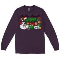 Plum Santa's Favorite Cashier Long Sleeve Tee - LillyAllenDesigns