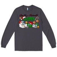 Smoke Santa's Favorite Cashier Long Sleeve Tee - LillyAllenDesigns