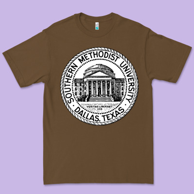 Southern Methodist University Premium Tee Designed By Artisfamous