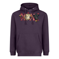 Plum xoxo charolais and black angus Heavyweight Hoodie - RanaPortraitStore