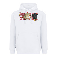White xoxo charolais and black angus Heavyweight Hoodie - RanaPortraitStore