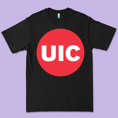 University Of Illinois At Chicago Circle Premium Tee Designed By Artisfamous