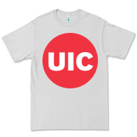 Dove Grey university of illinois at chicago circle Premium Tee - artisFamous