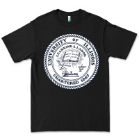 Black university of illinois Premium Tee - artisFamous