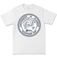 White university of illinois Premium Tee - artisFamous