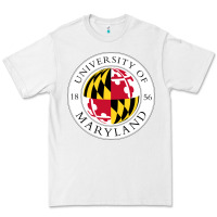 White university of maryland Premium Tee - artisFamous