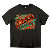 Asphalt western aztec background pattern Heavy Core Tee - OliviaCreatesArt
