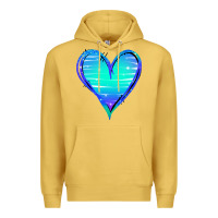 Antique Gold Mermaid Heart Premium Hoodie - Jasminsmagicworld