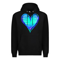 Black Mermaid Heart Premium Hoodie - Jasminsmagicworld