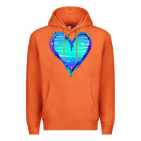 Carrot Mermaid Heart Premium Hoodie - Jasminsmagicworld