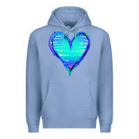 Colony Blue Mermaid Heart Premium Hoodie - Jasminsmagicworld