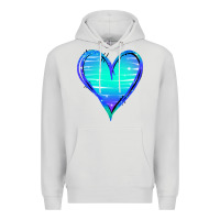 Dove Grey Mermaid Heart Premium Hoodie - Jasminsmagicworld