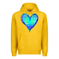 Lemon Mermaid Heart Premium Hoodie - Jasminsmagicworld